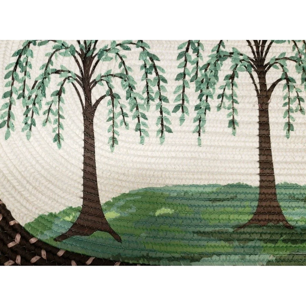Oval Braided Kitchen Accent Rug (20
